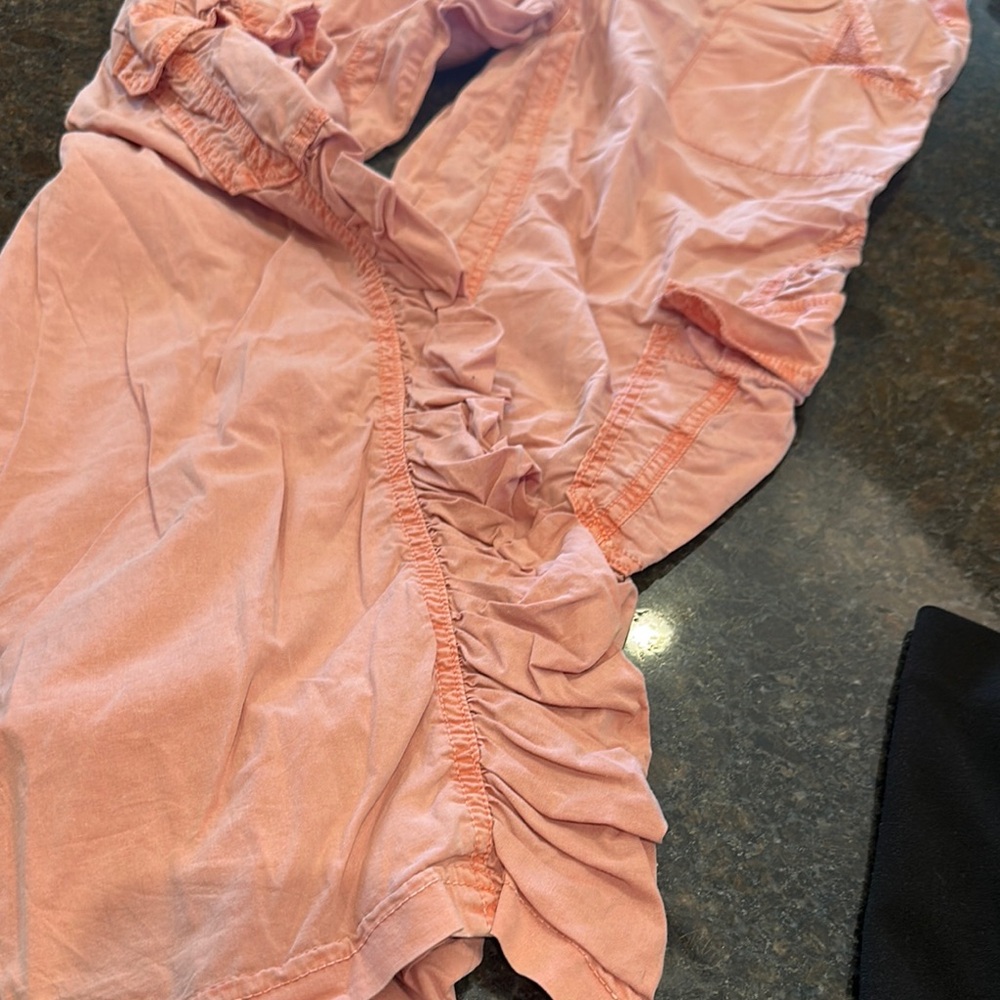 Pink Ruffled Pants - Picture 2 of 5